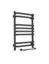 Electric Towel Rail BLACK NAVIN STUGNA 480х800 Sensor right