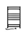 Electric Towel Rail BLACK NAVIN STUGNA 480х800 Sensor left