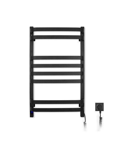 Electric Towel Rail BLACK NAVIN STUGNA 480х800 Sensor right