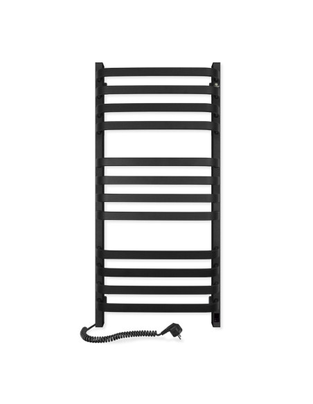 Electric Towel Rail BLACK NAVIN STUGNA 480х1000 Sensor left Electric Towel Rail BLACK NAVIN STUGNA 480х1000 Sensor left