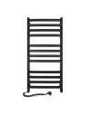 Electric Towel Rail BLACK NAVIN STUGNA 480х1000 Sensor left
