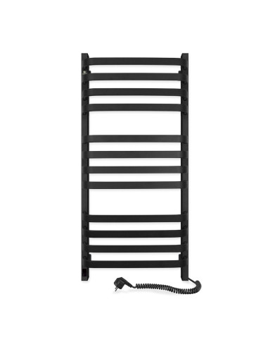 Electric Towel Rail BLACK NAVIN STUGNA 480х1000 Sensor right
