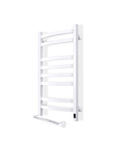 Electric Towel Rail WHITE NAVIN AVALON 480х800 Sensor left