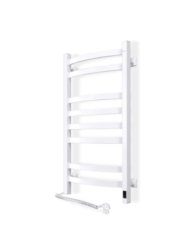 Electric Towel Rail WHITE NAVIN AVALON 480х800 Sensor left