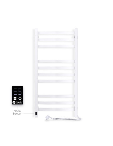 Electric Towel Rail WHITE NAVIN AVALON 480х1000 Sensor right
