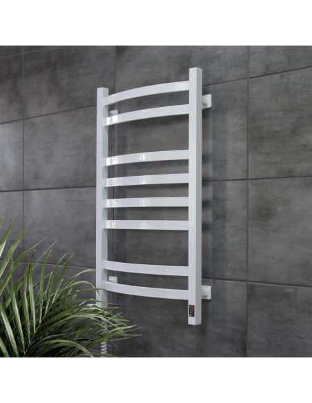 Electric Towel Rail WHITE NAVIN AVALON 480х800 Sensor left Electric Towel Rail WHITE NAVIN AVALON 480х800 Sensor left
