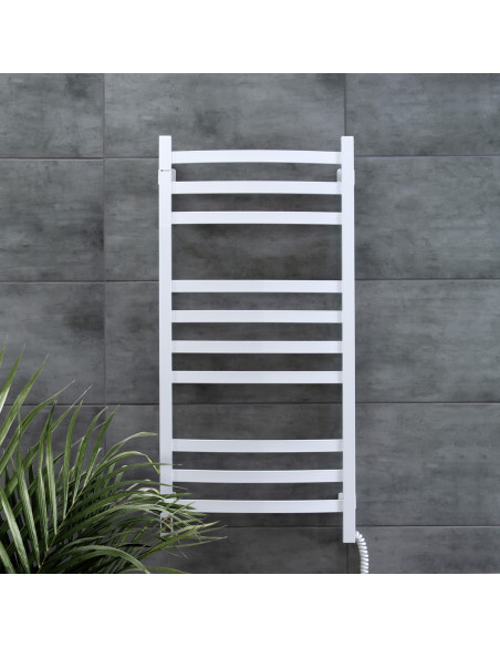 Electric Towel Rail WHITE NAVIN AVALON 480х1000 Sensor right