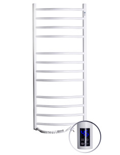 Electric Towel Rail WHITE CAMELLIA Sensor 480х1200 left