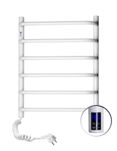 Electric Towel Rail WHITE SYMPHONIA Sensor 480x600 left