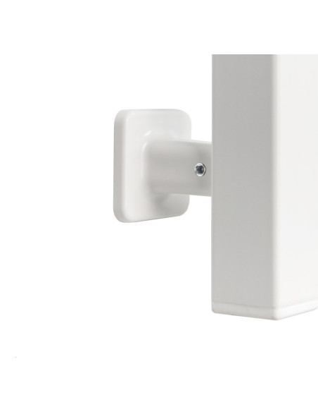 Electric Towel Rail WHITE ELLIPSE Sensor 500x1000 left