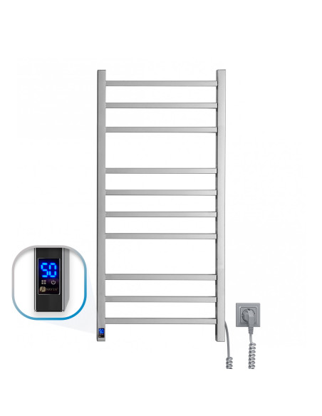 Stainless Steel Electric Towel Rail LOFT Sensor 500x1000 right Stainless Steel Electric Towel Rail LOFT Sensor 500x1000 right