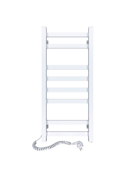Electric Towel Rail WHITE AVANGARD 360х800 left