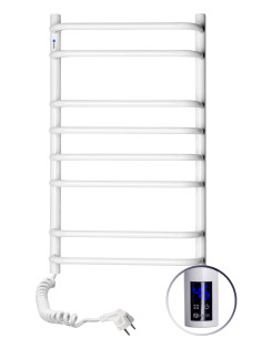 Electric Towel Rail WHITE SYMPHONIA Sensor 480х800 left