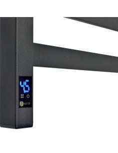 Electric Towel Rail BLACK AVANGARD Sensor 480х800 left 2