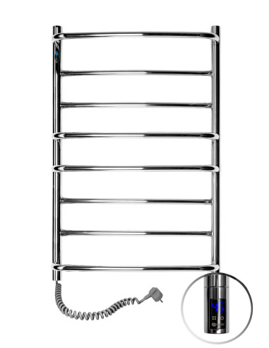 Stainless Steel Electric Towel Rail OMEGA Sensor 530х800 left