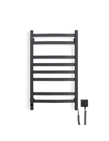 Electric Towel Rail BLACK NAVIN AVALON 480х800 Sensor right