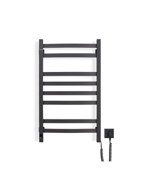 Electric Towel Rail BLACK NAVIN AVALON 480х800 Sensor right Electric Towel Rail BLACK NAVIN AVALON 480х800 Sensor right