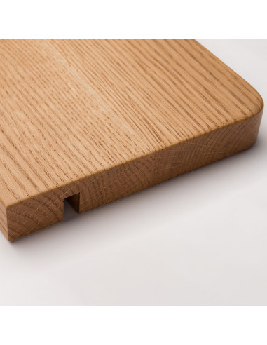 Wooden shelf, caramel oak