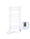 Electric Towel Rail WHITE AVANGARD Sensor 360х800 left