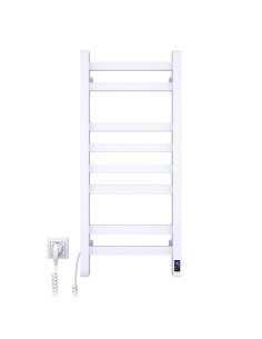 Electric Towel Rail WHITE AVANGARD Sensor 360х800 left 2