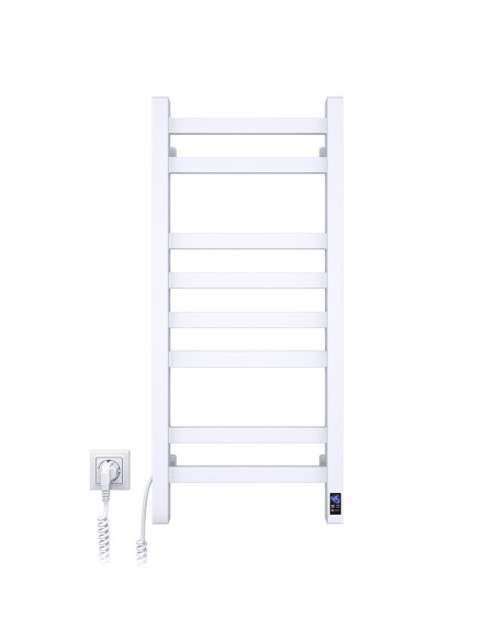 Electric Towel Rail WHITE AVANGARD Sensor 360х800 left
