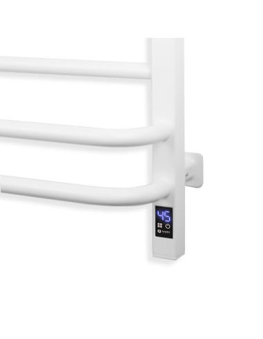 Electric Towel Rail WHITE GRANDIS Sensor 480x800 right