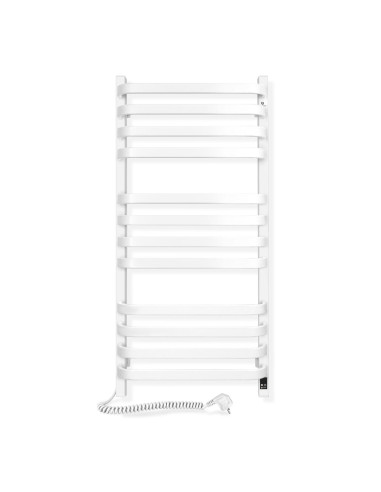 Electric Towel Rail WHITE NAVIN STUGNA 480х1000 Sensor left
