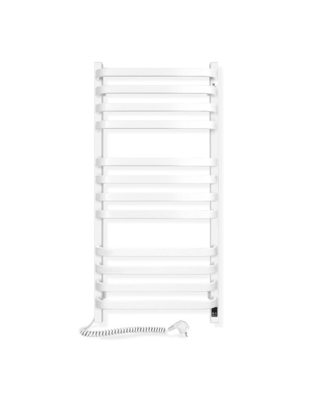 Electric Towel Rail WHITE NAVIN STUGNA 480х1000 Sensor left