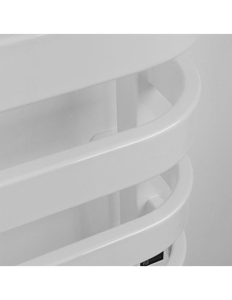 Electric Towel Rail WHITE NAVIN STUGNA 480х1000 Sensor left