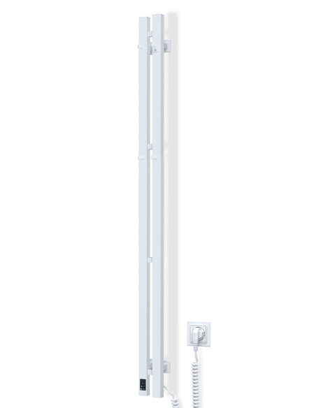 Electric Towel Rail WHITE NAVIN SILOUETTE QUADRO 90х1500 Sensor right Electric Towel Rail WHITE NAVIN SILOUETTE QUADRO 90х1500 Sensor right