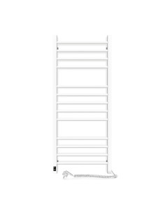 Electric Towel Rail WHITE CLASSIC QUADRO Sensor 500x1200 right