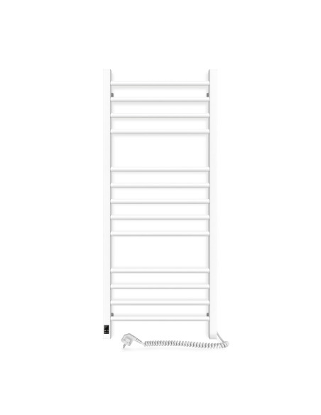 Electric Towel Rail WHITE CLASSIC QUADRO Sensor 500x1200 right