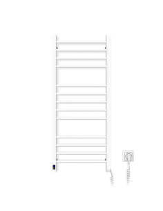 Electric Towel Rail WHITE CLASSIC QUADRO Sensor 500x1200 right 2