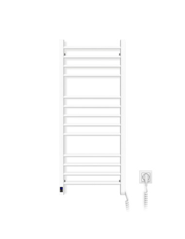 Electric Towel Rail WHITE CLASSIC QUADRO Sensor 500x1200 right