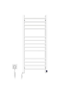 Electric Towel Rail WHITE CLASSIC QUADRO Sensor 500х1200 left 2