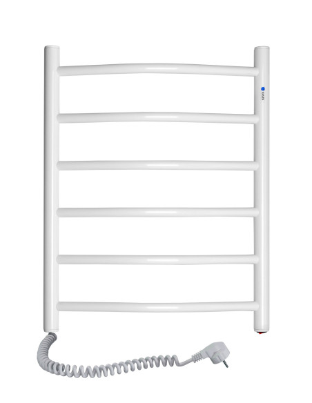 Electric Towel Rail WHITE CAMELLIA 480x600 left Electric Towel Rail WHITE CAMELLIA 480x600 left