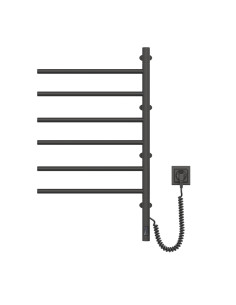 Electric Towel Rail BLACK ARABESQUE Sensor 480х800 2