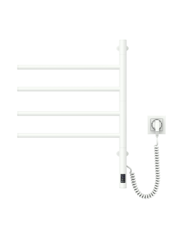 Electric Towel Rail WHITE ARABESQUE Sensor 480х600