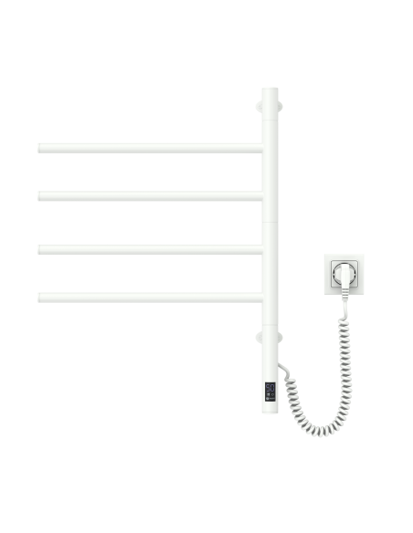 Electric Towel Rail WHITE ARABESQUE Sensor 480х600 Electric Towel Rail WHITE ARABESQUE Sensor 480х600