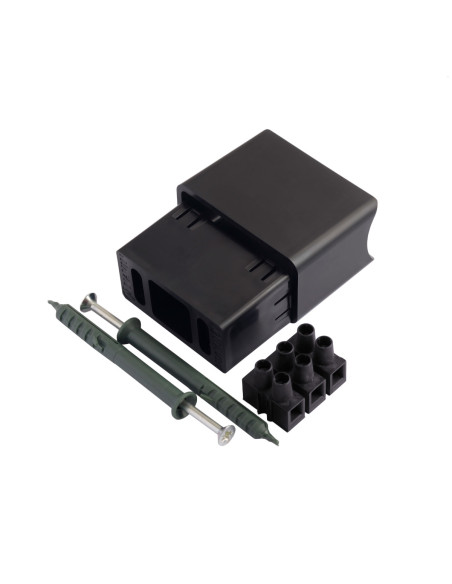 Hidden connection box (black)
