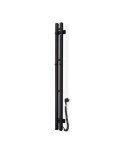 Electric Towel Rail BLACK NAVIN SILOUETTE QUADRO 90х1200 Sensor right