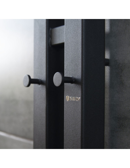 Electric Towel Rail BLACK NAVIN SILOUETTE QUADRO 90х1200 Sensor right Electric Towel Rail BLACK NAVIN SILOUETTE QUADRO 90х1200 Sensor right