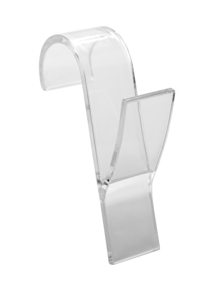 Transparent hanger for a bathroom radiator Transparent hanger for a bathroom radiator