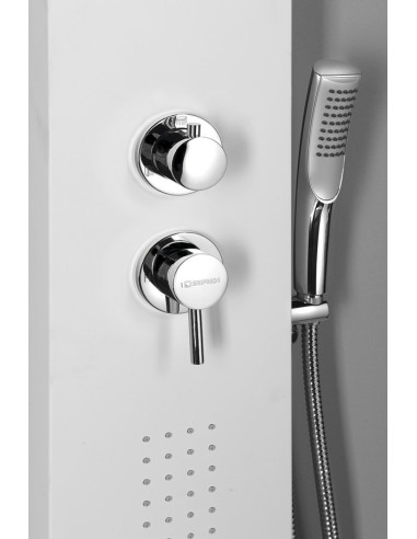 JACOB Shower Panel 200x1500mm, white