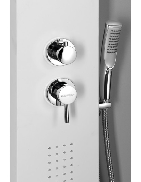 JACOB Shower Panel 200x1500mm, white