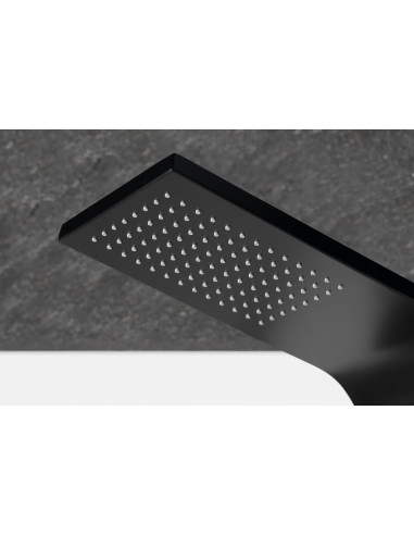 JACOB Shower Panel 200x1500mm, black