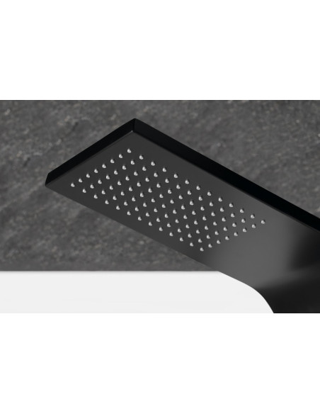 JACOB Shower Panel 200x1500mm, black