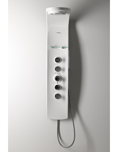 LUK thermostatic shower panel 250x1300mm, with massage, fixed to the wall - 2