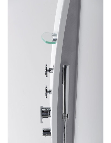 LUK thermostatic shower panel 250x1300mm, with massage, fixed to the wall - 6