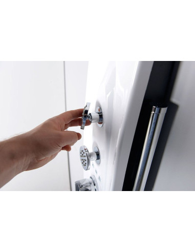 MOLA thermostatic shower panel 210x1300mm, wall-mountable - 2